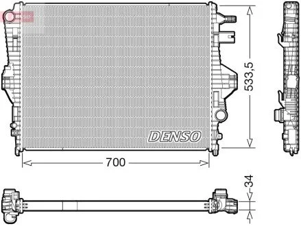 Радіатор основний DENSO DRM32050