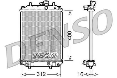 Радіатор DENSO DRM35002