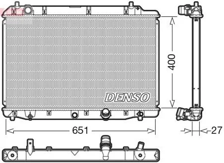 Радиатор DENSO DRM40036