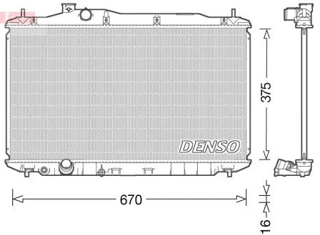 Теплообмінник DENSO DRM40040