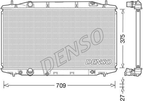 Радиатор DENSO DRM40041 (фото 1)