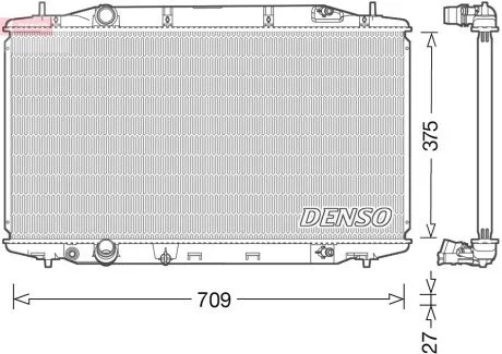Радиатор DENSO DRM40041