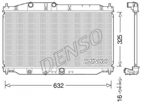 Радіатор DENSO DRM40043