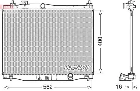 Chodnica HONDA JAZZ 15- DENSO DRM40047
