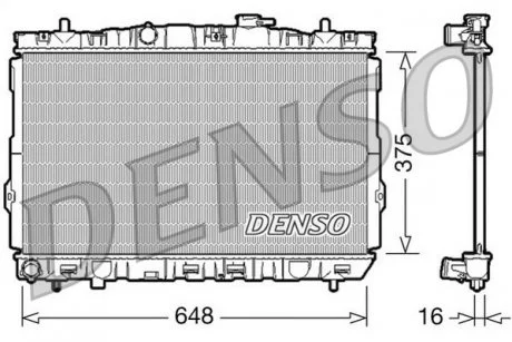 Радіатор DENSO DRM41001