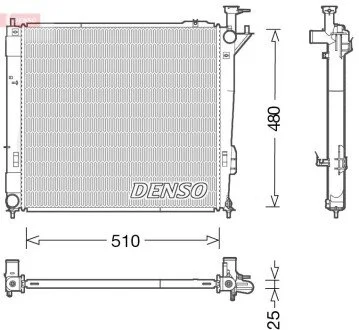 Радіатор DENSO DRM41015