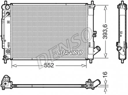 Радиатор DENSO DRM41016