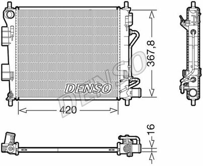 Радіатор основний DENSO DRM41018