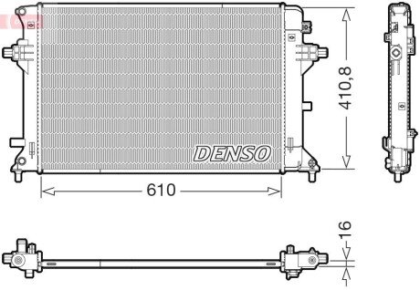 Chłodnica HYUNDAI IONIQ DENSO DRM41038 (фото 1)