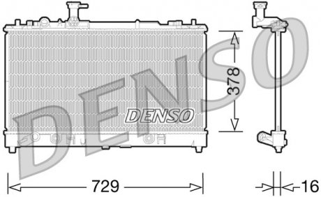 Радиатор DENSO DRM44026 (фото 1)