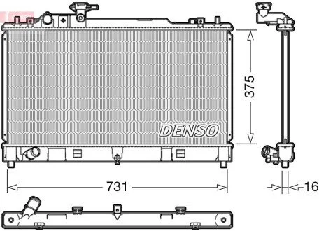 Радиатор DENSO DRM44036