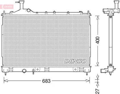 Радіатор DENSO DRM45038