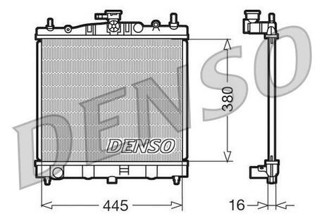 Радіатор основний DENSO DRM46002