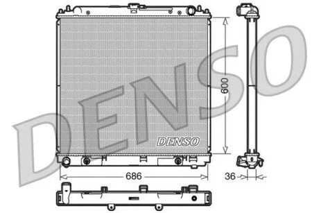 Радіатор DENSO DRM46032