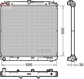 Теплообмінник DENSO DRM46041