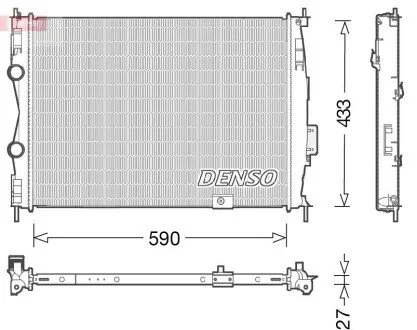 Теплообмінник DENSO DRM46051