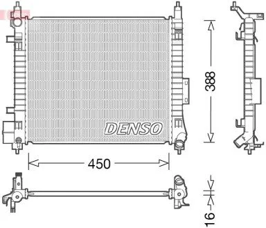 Радіатор DENSO DRM46054