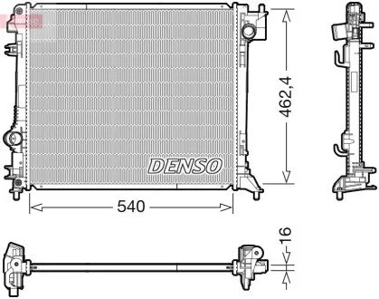 Радіатор основний DENSO DRM46063