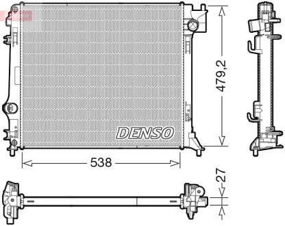 Радіатор основний DENSO DRM46064