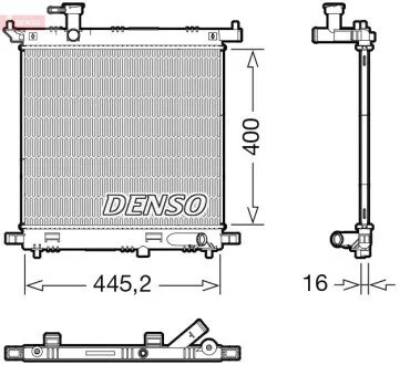 Радиатор основной DENSO DRM46066
