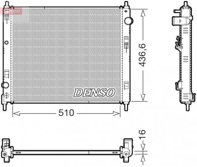 Chodnica NISSAN JUKE / PULSAR 10- DENSO DRM46078 (фото 1)