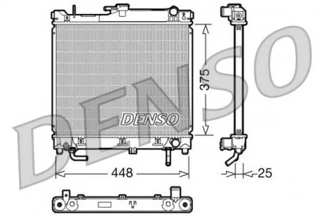 Радіатор DENSO DRM47003