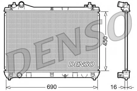 Радиатор DENSO DRM47016