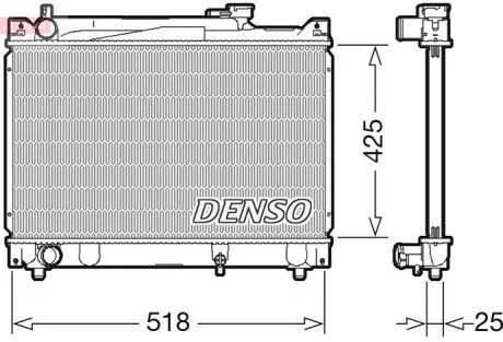 Радіатор DENSO DRM47030