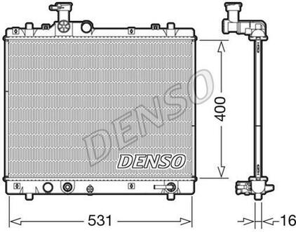 Радиатор DENSO DRM47035