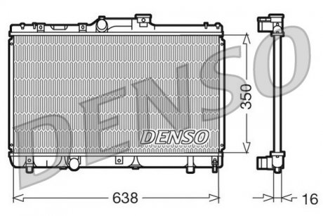 Радіатор DENSO DRM50013