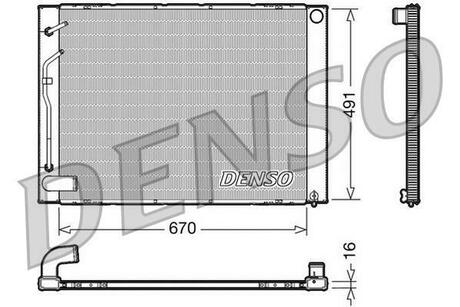 Радіатор DENSO DRM50054