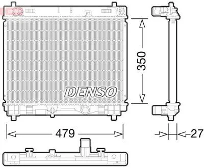 Радіатор DENSO DRM50058