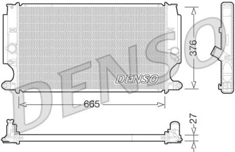 Радіатор DENSO DRM50072