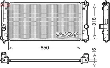 Теплообмінник DENSO DRM50081