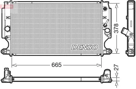 Радіатор DENSO DRM50088