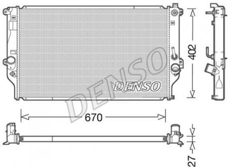 Теплообменник DENSO DRM50092 (фото 1)