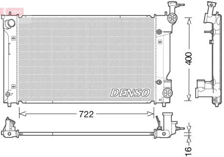 Радиатор DENSO DRM50098
