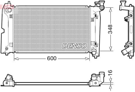 CH£ODNICA SILNIKA TOYOTA DENSO DRM50111 (фото 1)