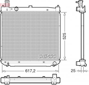 Радіатор DENSO DRM50141 (фото 1)