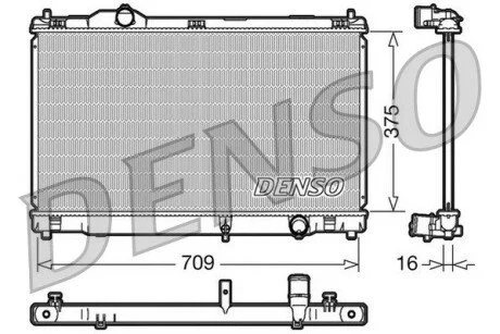 Радиатор DENSO DRM51001 (фото 1)
