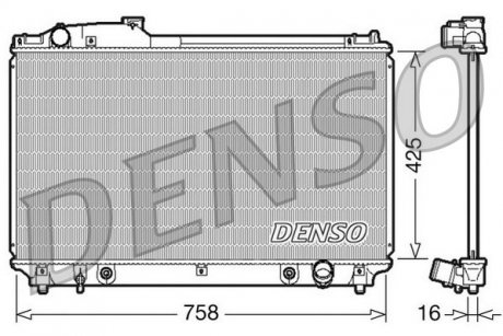Радіатор охолоджування DENSO DRM51003 (фото 1)