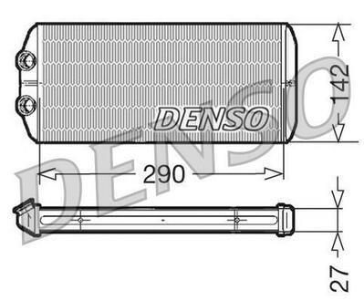 Радиатор печки DENSO DRR07005