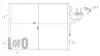 Радиатор кондиционера KUGA (CBV) (08-) 2.0 TDCi 017-016-0027