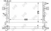 Радіатор води Astra G/Zafira A 98-05 1.4-2.2 037-017-0019