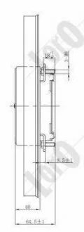 Вентилятор радиатора A3/Caddy/OCTAVIA II/SUPERB II 04> (295mm) DEPO 053-014-0004