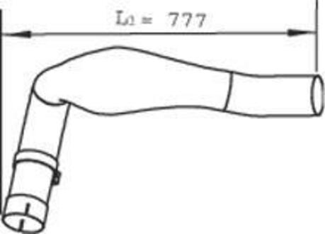 Випускна труба Dinex 48121 (фото 1)