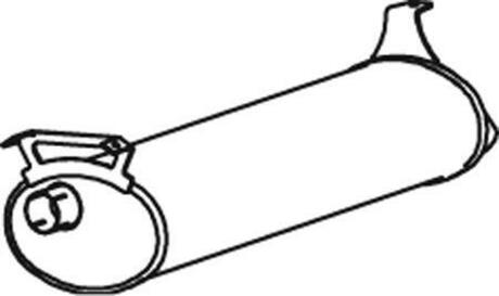 Глушник, випускна система Dinex 66341 (фото 1)