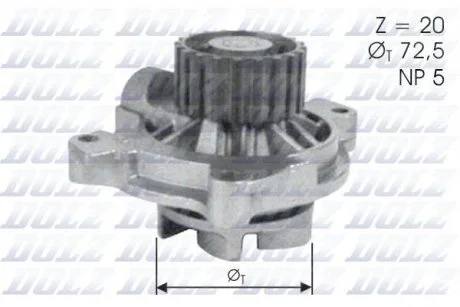 Водяний насос DOLZ A-180