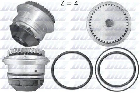 Водяна помпа VW LT 2.8TDI (косий зуб) (mot.AGK,ATA 97-02) TDI DOLZ A199