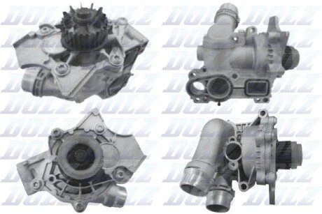 Насос охолоджуючої рідини AUDI A3, A4 ALLROAD B8, A4 B8, A5, A6 C7, A8 D4, Q3, Q5, TT, SEAT ALHAMBRA, ALTEA, ALTEA XL, EXEO, EXEO ST, LEON, TOLEDO III, SKODA OCTAVIA II 1.8-2.0H 09.04-07.19 DOLZ A282TM